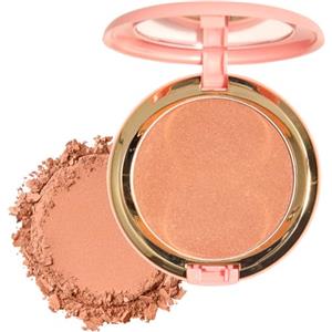 Beliky Girl Beauty Searcher Polvere Bronzer Shimmer, Finitura naturale baciata dal sole, Polvere Blush Bronzer Contour Highlighter, Texture Soft Touch, Formula Vegan per il trucco del viso (Sunkissed Bronzer)