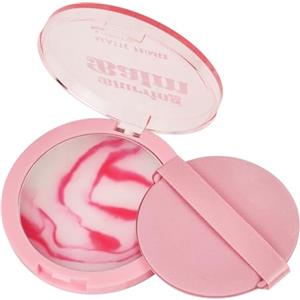 LOPHE Cipria da Viso, Cipria Compatta Cipria in Gel Effetto Natural, Candy Bella Cipria Fissante Trucco, Sottile e Traspirante, Polvere Opacizzante a Lunga(Rosa)