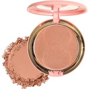 Beliky Girl Beauty Searcher Polvere Bronzer Shimmer, Finitura naturale baciata dal sole, Polvere Blush Bronzer Contour Highlighter, Texture Soft Touch, Formula Vegan per il trucco del viso (Sunset Bronzer)