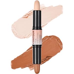 LOPHE Contouring Viso, 2 in 1 Illuminante Viso e Contouring Stick, Corregge, Scolpisce e Illumina, Stick Contorno Viso Texture Cremosa e Finish Mat per Highlight