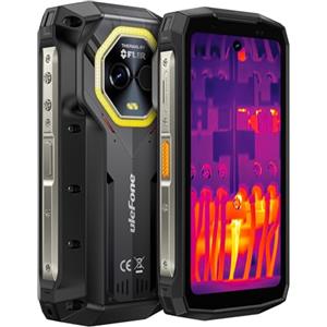 Ulefone Armor Mini 20T Pro 5G Imaging Termico (Lepton 3.5) Smartphone Rugged, Dimensioni Palmari, 16GB+256GB, Batteria 6200mAh Ricarica Wireless, Fotocamera 50MP, 4.7