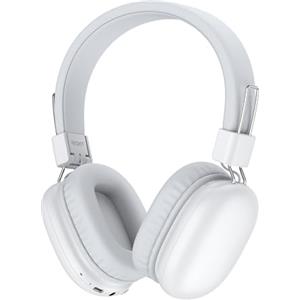 awatrue Cuffie Bluetooth Over Ear Bambini, Cuffie Wireless Bambini con Jack, 60 Ore di Riproduzione, 85/94dB Volume Limited, Pieghevoli Headphones Bluetooth 5.4 per Sport, Viaggio, Studio (Bianco)