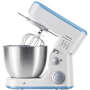 Taurus Mixing Chef Compact - Impastatrice planetaria, 5 funzioni, 6 velocità, funzione turbo, ciotola da 4 l, acciaio inossidabile, 500 W