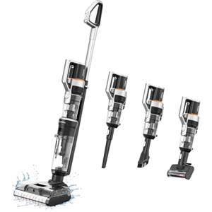 Jimmy HW11 Pro Aspirapolvere Lavapavimenti 4 in 1 Senza Filo Cordless Multisuperficie, Leggera e maneggevole, 420W, fino a 75 minuti di autonomia, Display a LED e Autopulizia