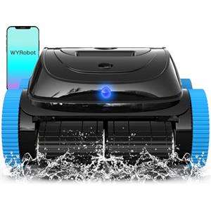 WINNY POOL CLEANER Robot Piscina Senza Fili con APP, 15600 mAh, 180 minuti, Robot Piscina Pareti e Fondo/Linea d'acqua, con Pianificazione Intelligente del Percorso, Molteplici Modalità di Pulizia