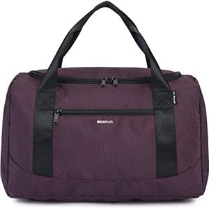 ECOHUB 20L Bagaglio a Mano, Borsa 40x20x25 Ryanair, Borsone Viaggio Pieghevole, PET Riciclato Borse per Aereo Weekend Palestra Piccola Uomo Donna(Bayberry)