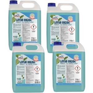 Generic Detergente detersivo per Pavimenti profumato 5KG. Detergente per robot lavapavimenti. Ideale per pavimenti lucidi in gres, marmo. Conf. 4 taniche