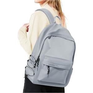 HYC00 Zaino Scuola Superiore Ragazza Zaino Donna College Casual Daypack Zaino Università Resistente all'acqua Zaino da Scuola Media Ragazzo Impermeabile Zaino Porta PC 14 Pollici,Grigio Chiaro