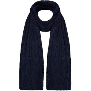 CityComfort Lavorato a Maglia Foulard Uomo, Accogliente Collo Sciarpa Invernale (Blu marino)