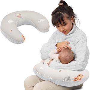 Totsy Baby Piccolo cuscino per allattamento 130 cm - Cuscino per allattamento compatto piccolo cuscino per allattamento Nursing Breastfeeding Pillow per viaggiare Sonno Orsacchiotti