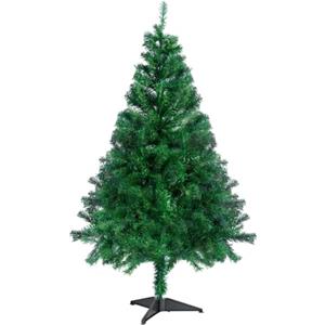 CCLIFE Albero di Natale Piccolo Slim, Albero con Aghi di Pino, 150 cm, Verde, 380 Rami, Cushhom