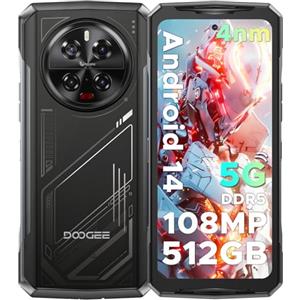 DOOGEE V40 Rugged Smartphone, 5G MediaTek 4nm Dimensity 7300, 32GB RAM + 512GB ROM/2TB, 6,78