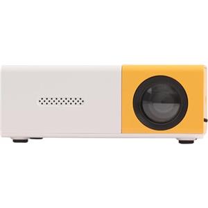 VBESTLIFE Mini Proiettore, Proiettore Portatile per Cartoni Animati, per Bambini, Proiettore per Film All'aperto, Videoproiettore a LED per Home Theater con Telecomando (Spina UE)