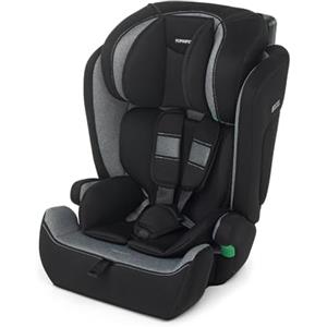 Foppapedretti Seggiolino Auto Babyroad I-Size, per bambini da 76 a 150 cm di altezza, 15mesi-12 anni, conforme ECE R129, Fissaggio a 3 punti, Safe Body Protection, Protezione Impatti Laterali, Carbon