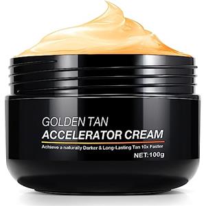 CCKULOOB Crema abbronzante 100 g, crema abbronzante premium per abbronzatura rapida e intensa, autoabbronzante per viso e corpo, abbronzatura naturale, lunga durata, rapida