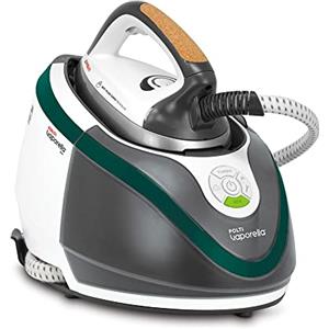 Polti Vaporella Next VN18.65, Ferro da stiro con Caldaia ad Alta Pressione Max 7,2 Bar, Potenza 2200 W, Funzione Turbo e Eco, autonomia illimitata, Serbatoio 1,3 L, Steam Pulse 450g, Bianco e Verde