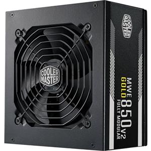 Cooler Master MWE Gold 850 V2 completamente modulare, 850 W, efficienza 80+ Gold, ventola HDB silenziosa, 2 connettori EPS, resistenza alle alte temperature, garanzia 5 anni