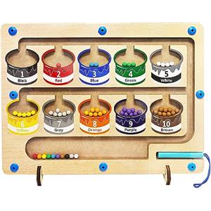 MIERINO Tavoletta da Disegno Magnetica, Giocattolo educativo colorato, Giocattoli educativi magnetici, Lavagna Magnetica, Disegno Magnetico, Educativo prescolare Montessori