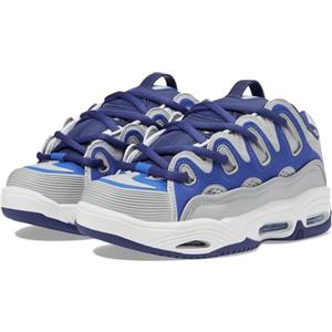 Osiris Scarpe da skate da uomo D3 2001, Grigio/Blu/Nero, 46 EU