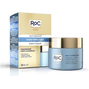 RoC Crema Notte Illuminante Multi Correxion Even Tone Lift 50 ml - Uniforma il Tono e Riduce le Discromie