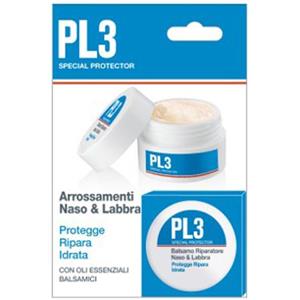 KELEMATA PL3 Balsamo Riparatore Naso e Labbra 7g - Lenitivo per Arrossamenti e Screpolature con Acido Ialuronico e Ceramidi