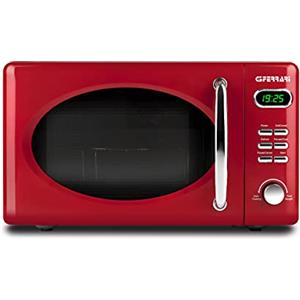 G3 Ferrari G10155 Microonde Vintage Combinato Digitale Sapormio Vintage, 1150W, 20 Litri, 8 Programmi, Rosso