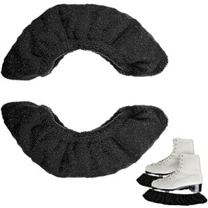 WEINIBAO 1 Paio Coprilama Pattini Ghiaccio, Nero Protezioni per Lame per Pattini da Ghiaccio, Proteggi Lama Pattini Ghiaccio Taglia L, Elastiche Ccopri Lama Pattini da Ghiaccio per Bambini Uomini Donne