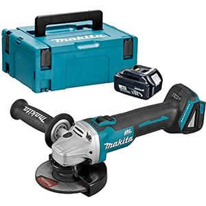 Makita DGA504Z Smerigliatrice angolare 125 mm LXT 18V + 1 BL1830B + MAKPAC