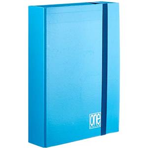 Blasetti Cartella Portaprogetto Blu A4 con Elastico - Dorso 3, 5 e 7