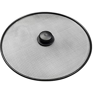 Fiacvrs Paraspruzzi, padelle, paraspruzzi, lavello da cucina, paraspruzzi per casa, cucina, durevole, con coperchio Knob Splash Guard (29 cm)