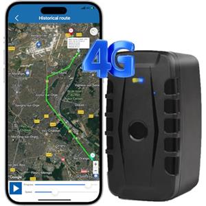 Winnes 4G Localizzatore GPS per auto GPS Tracker APP Senza Abbonamento Batteria 20000mAh Tracking in tempo reale Magnetico Impermeabile IP67 Multipli APP/SMS Allarme/Geo-fence 4G TK918