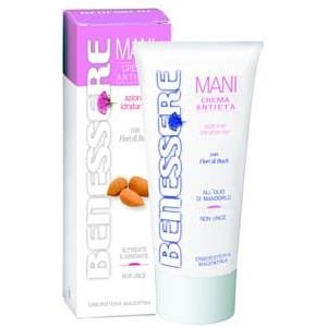 Unifarco Crema Mani Anti-Età con Acido Ialuronico, Olio di Mandorle, Urea e Allantoina - 75 ml