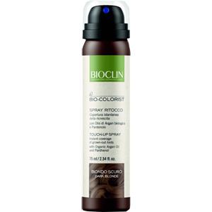 IST.GANASSINI SpA Bioclin Bio-Colorist Spray Ritocco Biondo Scuro 75ml - Copertura Istantanea dei Capelli Bianchi con Olio di Argan