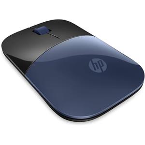 HP Z3700 Mouse Wireless, Sensore Preciso, Tecnologia LED Blue, 1200 DPI, 3 Pulsanti, Rotella Scorrimento, Ricevitore USB Wireless 2.4 GHz Incluso, Design Pratico e Confortevole, Lumiere Blue