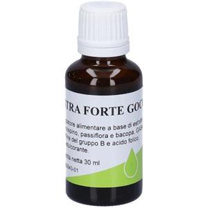 NEO G PHARMA Vitra Forte Gocce 30ml - Integratore con Biancospino, Passiflora e Bacopa per Benessere Cardiovascolare e Rilassamento
