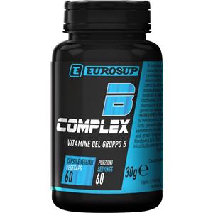 Eurosup B Complex - Integratore di Vitamine del Gruppo B, 60 Capsule per Metabolismo Energetico e Benessere Generale