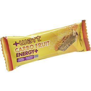 WATT Carbo Fruit Energy - Barretta Energetica da 40g a base di Frutta Essiccata, Non Ricoperta e Digeribile