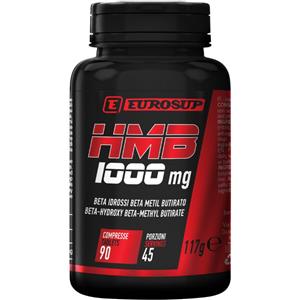 Eurosup HMB 1000 mg - Integratore Alimentare in Compresse da 90, Supporta la Massa Muscolare
