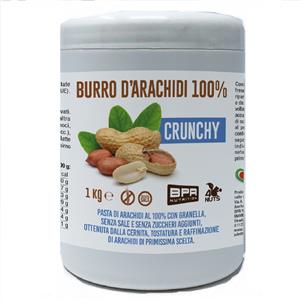 BPR NUTRITION BURRO D\'ARACHIDI 100% CRUNCHY 1 KG