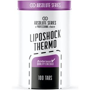 ANDERSON RESEARCH Absolute Series - Liposhock Thermo 100 Compresse: Integratore Termogenico con Acetil L-Carnitina e Estratti Vegetali per il Controllo del Peso