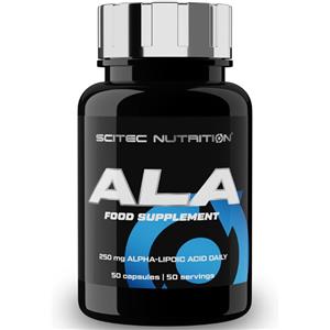 Scitec Nutrition ALA - Integratore di Acido Alfa-Lipoico 250 mg, 50 Capsule