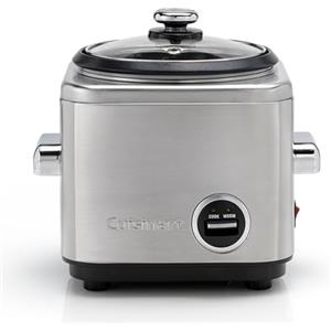 Cuisinart Cuociriso Multifunzone | Cuoce a vapore e mantiene al caldo | Cavo retrattile | Recipiente Antiaderente e Cestino in Acciaio Inox senza BPA | Fino a 800g di riso, 12 Porzioni