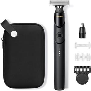 Roleader Xpert T Magnetico Rasoio Barba & Corpo All-in-One, Testina Tagliapeli Naso, Pettini Regolabili 12 in 1, Rasoio Elettrico Uomo & Donna per Viso Corpo, Ricaricabile Rapido Tipo-C (Xpert T-Pack)