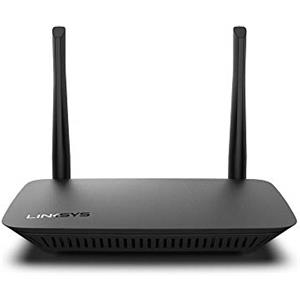 Linksys E2500V4 Router WLAN WiFi 4 dual band N600, router wireless per gaming e streaming online con 4 porte Gigabit Ethernet, velocità fino a 600 Mbps e filtro famiglia