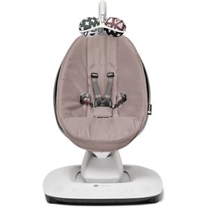 4moms mamaroo sdraietta elettrica per neonati, bluetooth, 5 movimenti unici, colore rosewood