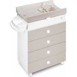 CAM Bagnetto Fasciatoio Asia Bianco e Beige Orso Bolle Col. 261