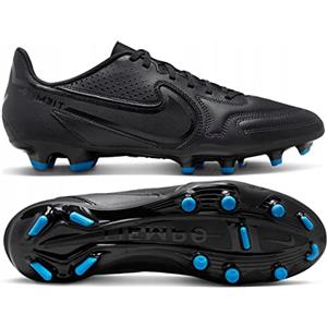Nike Tiempo Legend 9 Club MG, Scarpe da Calcio Unisex-Adulto, Nero (Black/Black-Summit White-Lt Photo Blue), 40.5 EU