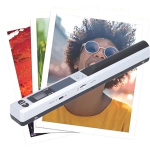 Generic Scanner Portatile per Documenti A4, Foto, Immagini, Ricevute, Bacchetta Scanner Portatile a Colori HD 900 DPI da 8,27 Pollici, Ampia capacità di Archiviazione e Facile da Usare