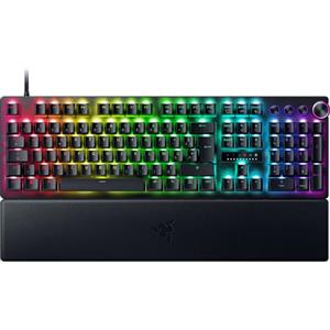 Razer Huntsman V3 Pro (interruttore analogico) - Tastiera ottica gamer (sgancio rapido, interruttore analogico regolabile da 0,1 a 4,0 mm, tasti PBT Doubleshot) Tastiera AZERTY | Nero