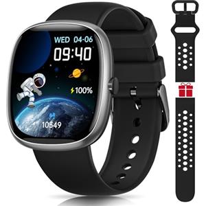 TotsyFun Smartwatch Bambini, Orologio Smartwatch Bambino con 20 Modalità Sportive, 19 Giochi, Frequenza Cardiaca, Monitor del Sonno, Impermeabile IP68, Regalo per Adolescenti 7 agli 11 Anni, Nero
